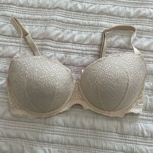 Ivory Lace 36dd PINK Victoria Secret Bra
